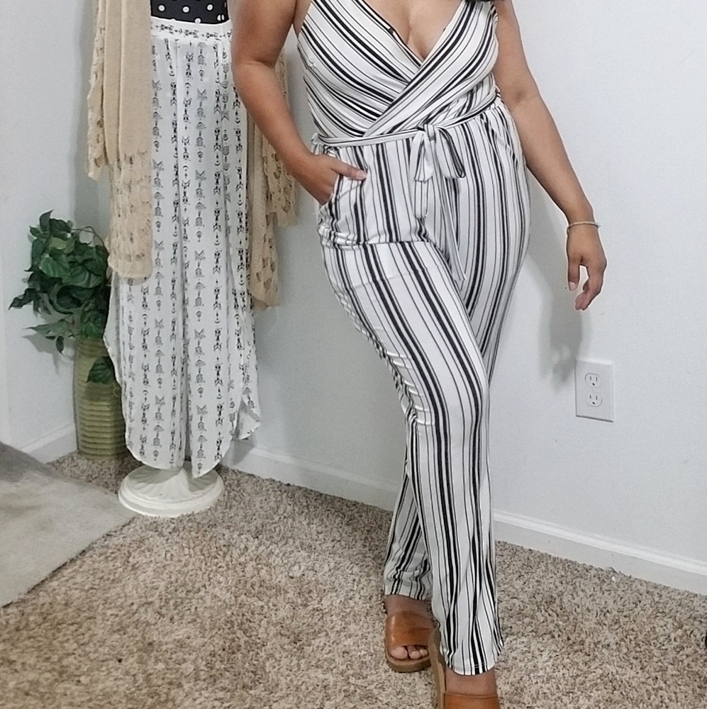 SWEET DREAMS STRIPED JUMPSUIT - Picture 12 of 15